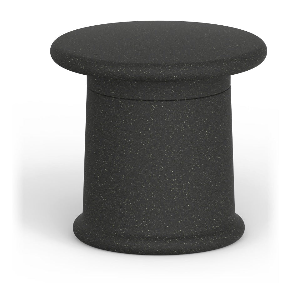 LOOPE ROUNDER Hocker in LimeGrayBlack, freigestellt