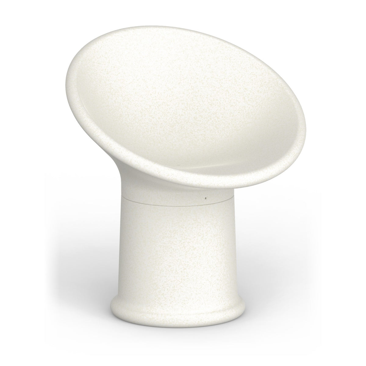 LOOPE ROUNDER Sessel in YellowBeige, freigestellt