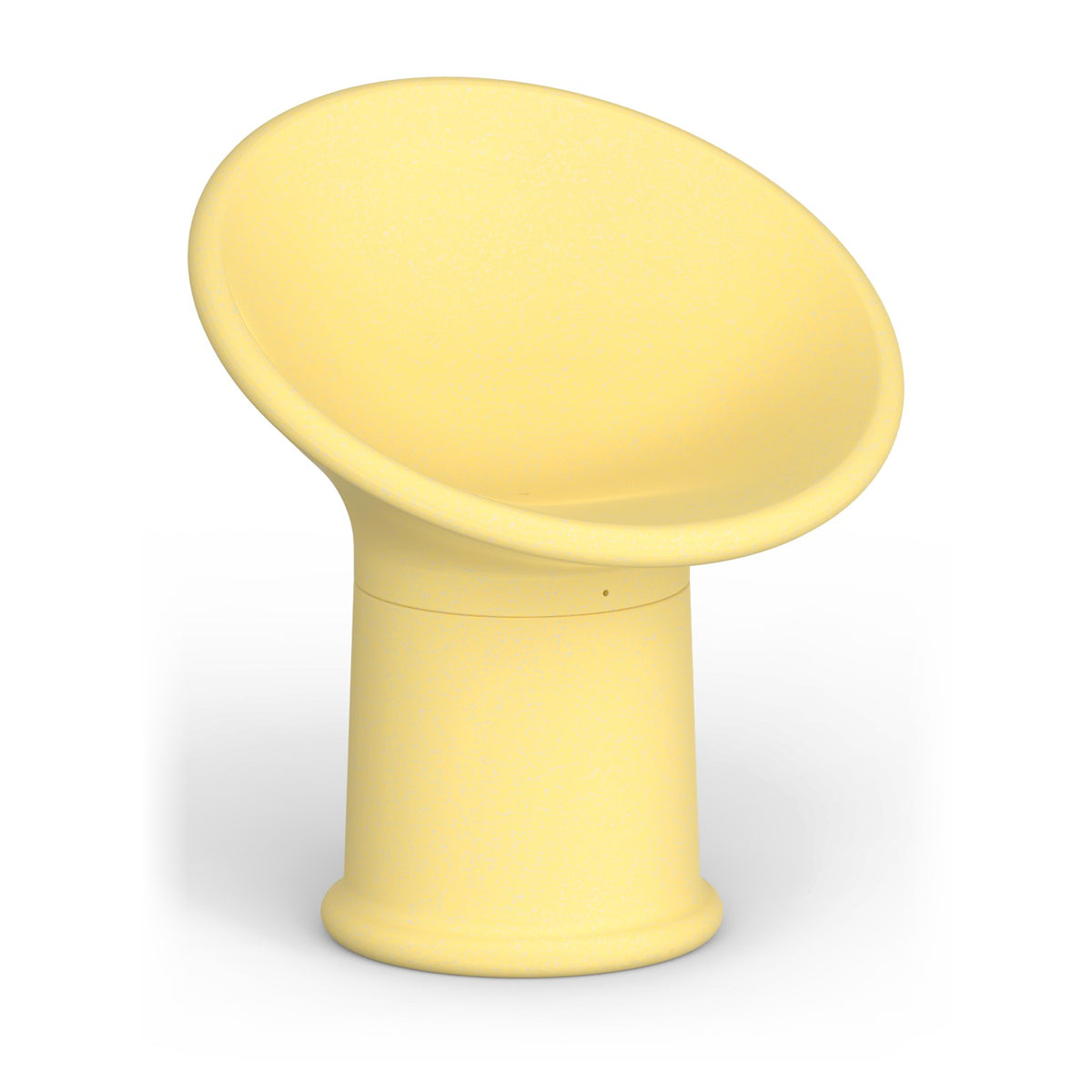 LOOPE ROUNDER Sessel in BeigeYellow, freigestellt