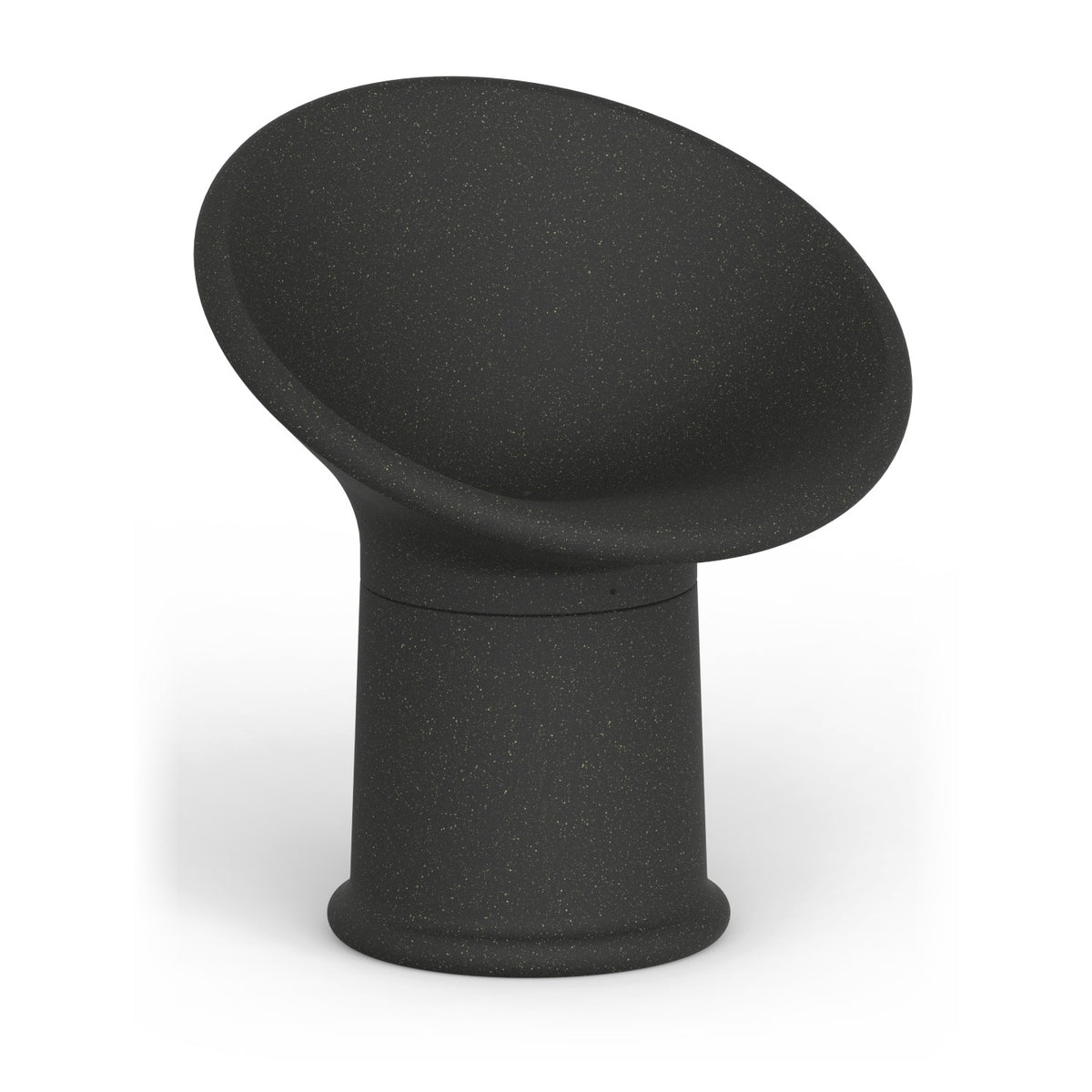 LOOPE ROUNDER Sessel in LimeGrayBlack, freigestellt