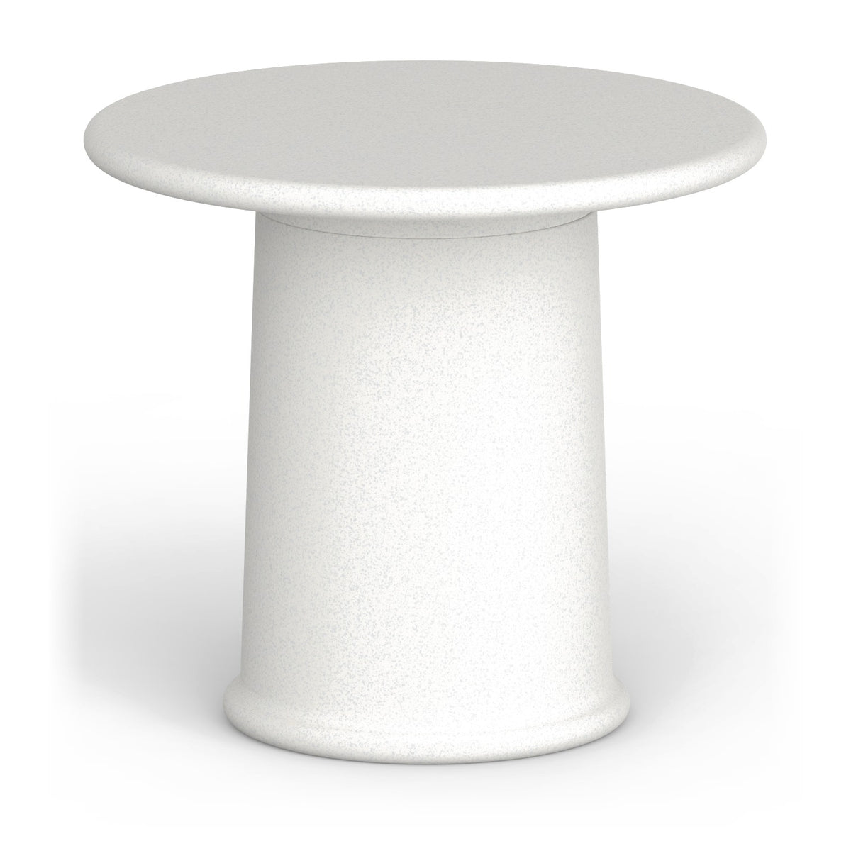 LOOPE ROUNDER Tisch, Durchmesser 80 cm, Höhe 73 cm in GrayBeige, freigestellt