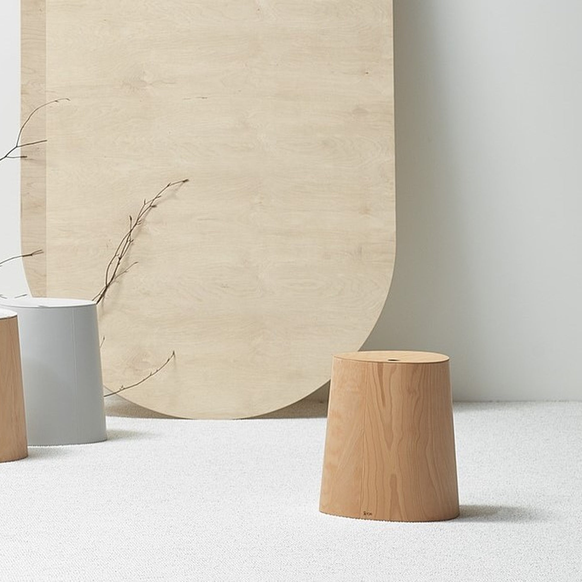 P.O.V. Hocker in Buche