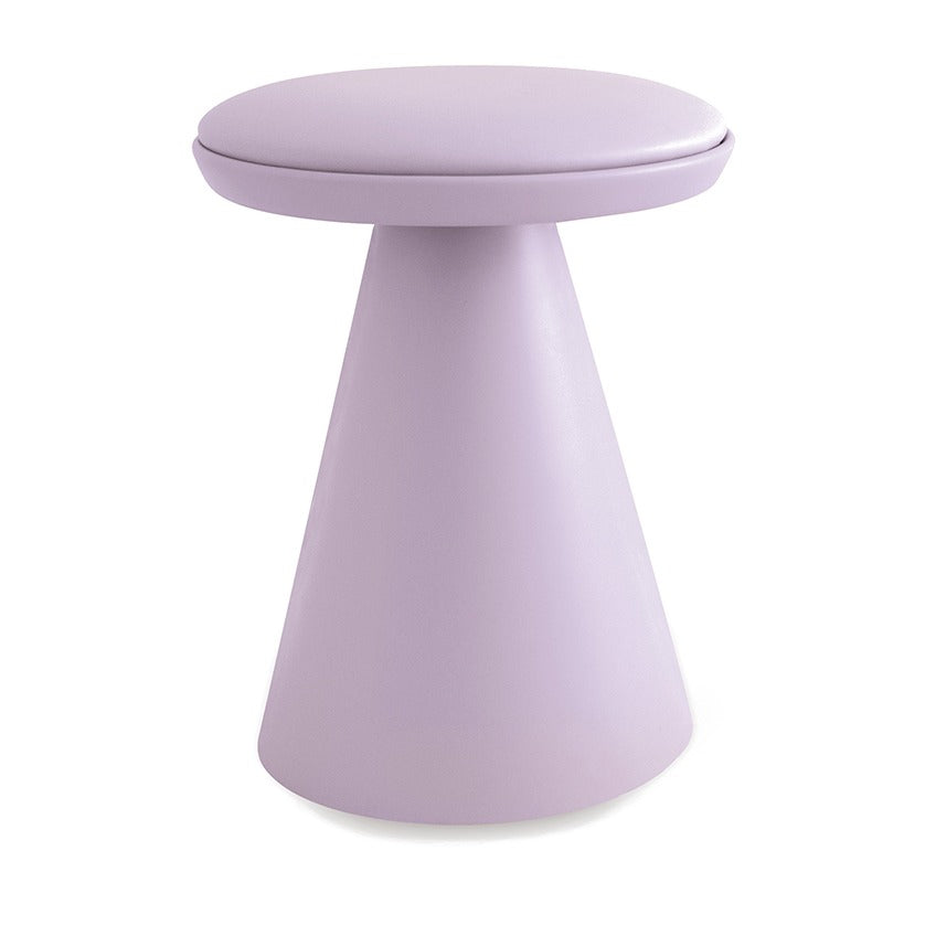 Sancal Pion Hocker in mattem Flieder mit Sitzkissen
