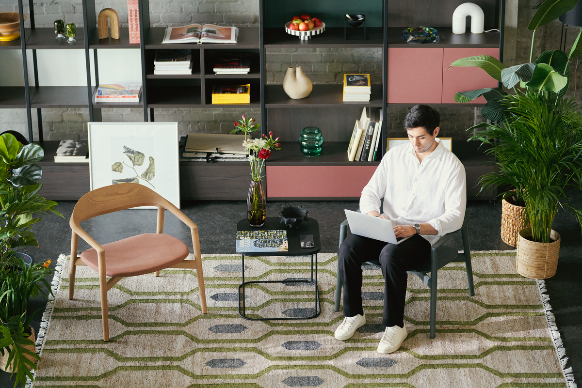 Lounge Stuhl se:café wooden chair, Produktabbildung 20