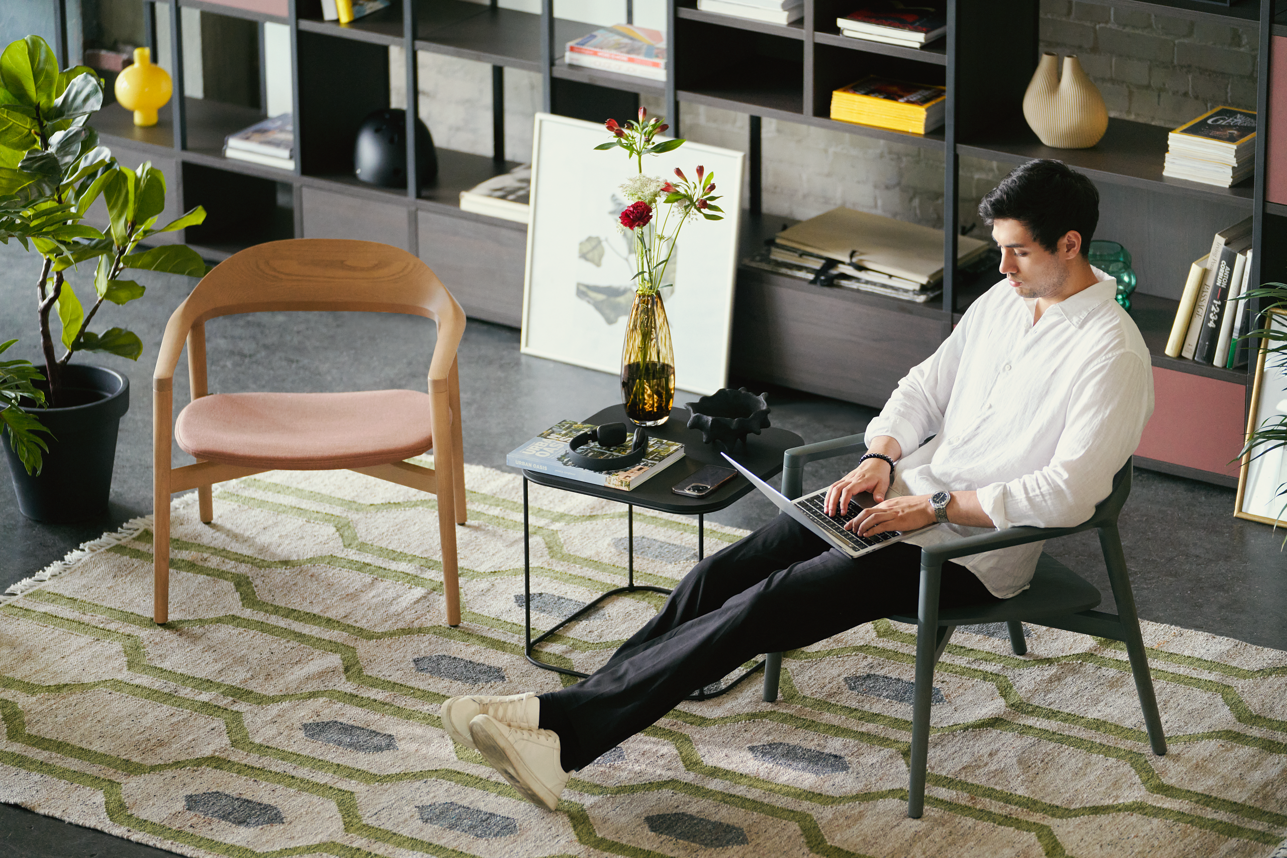 se:café wooden chair – Lounge Stuhl – Produktabbildung 21