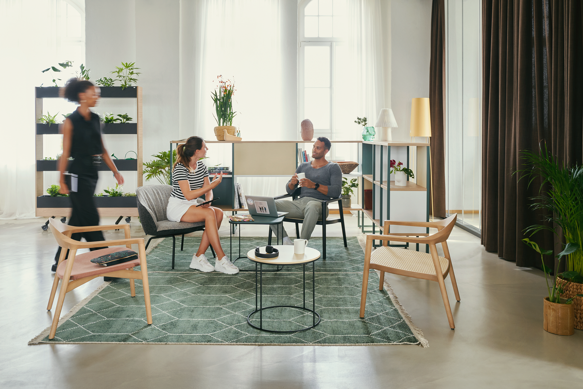 Lounge Stuhl se:café wooden chair, Produktabbildung 24