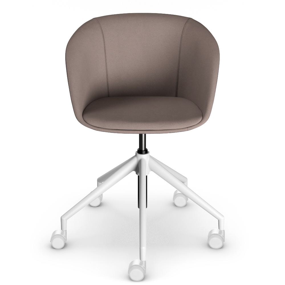on spot cosy | 5-Stern-Kunststofffuss auf Rollen, höhenverstellbar – ergonomischer Bürostuhl von Sedus