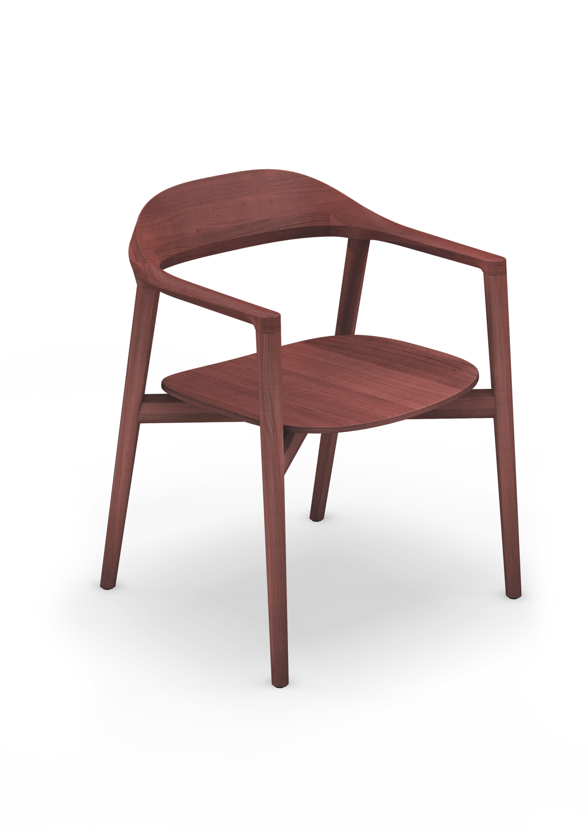 Lounge Stuhl se:café wooden chair, Produktabbildung 16