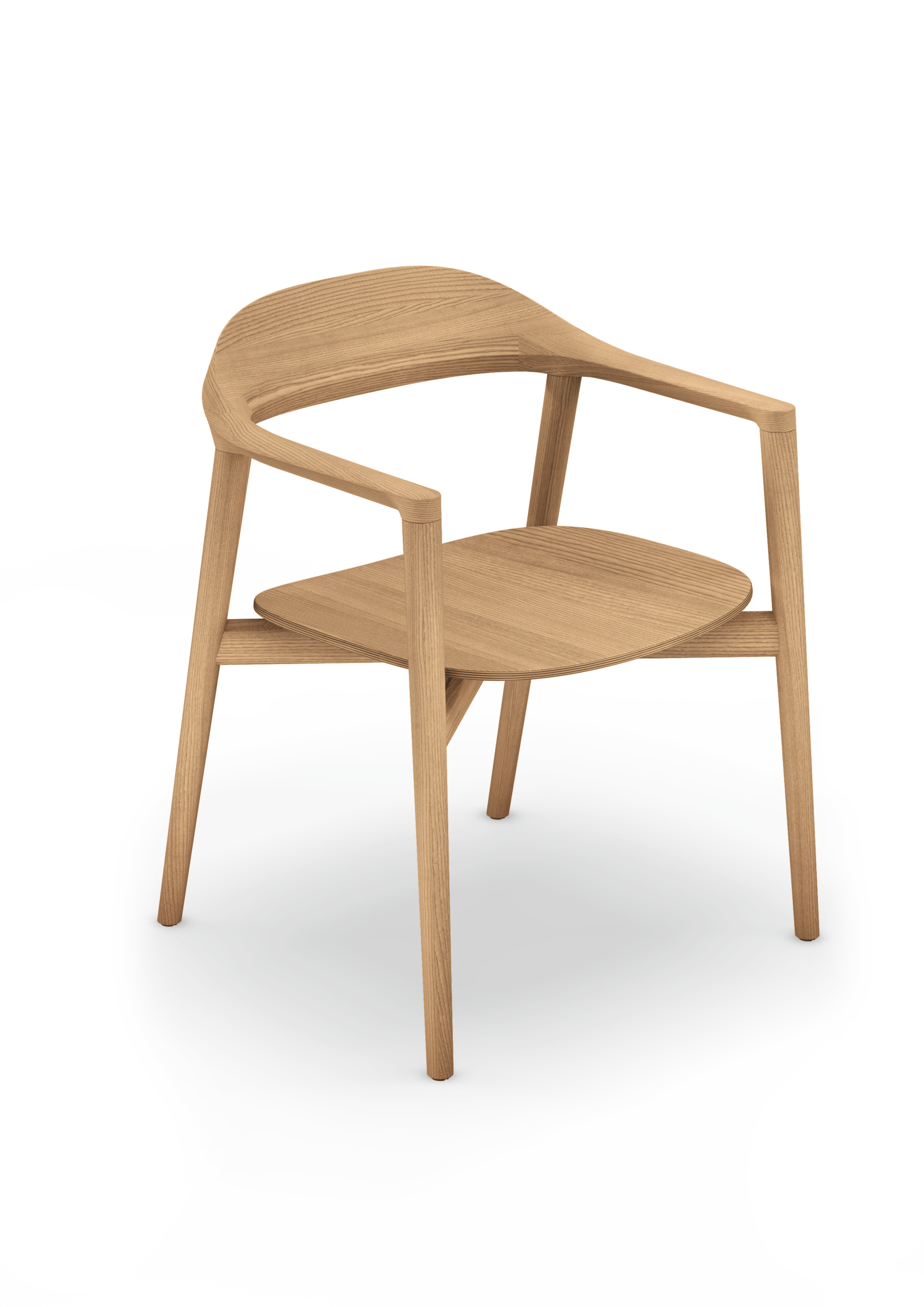 se:café wooden chair – Lounge Stuhl – Produktabbildung 8