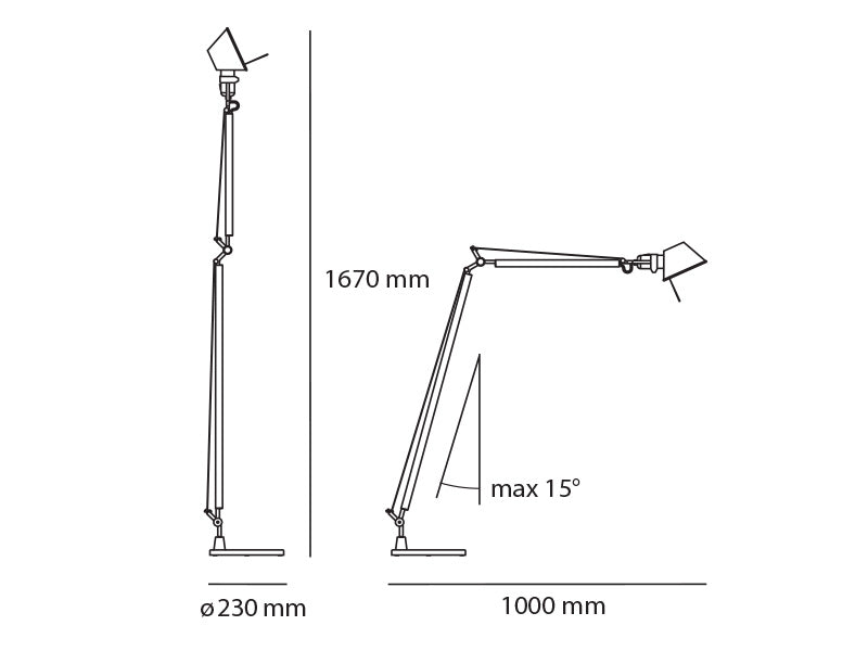 Artemide Tolomeo Lettura