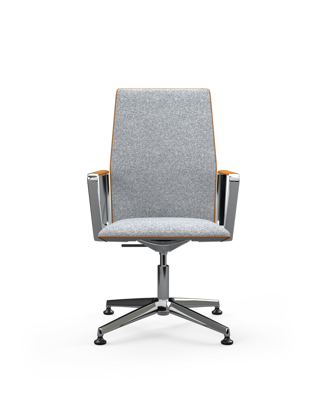 Konferenzstuhl | CEO | mit hoher Rückenlehne, grau | Konferenzstühle - Primo Vero