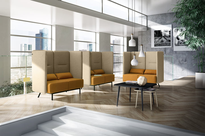 Sessel & Couch | Dialog |  mit gepolsterten Seiten- und Rückenpaneelen | konfigurierbar - Primo Vero