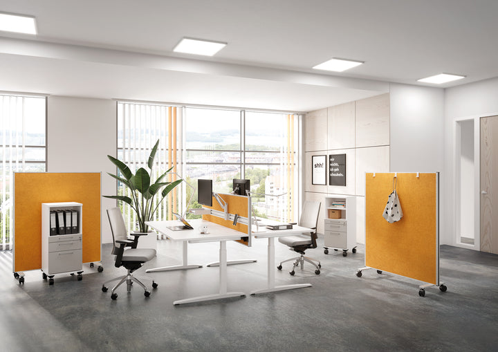 Bürodesign Stellwand | PV Büromöbel | Büroplaner Schweiz
