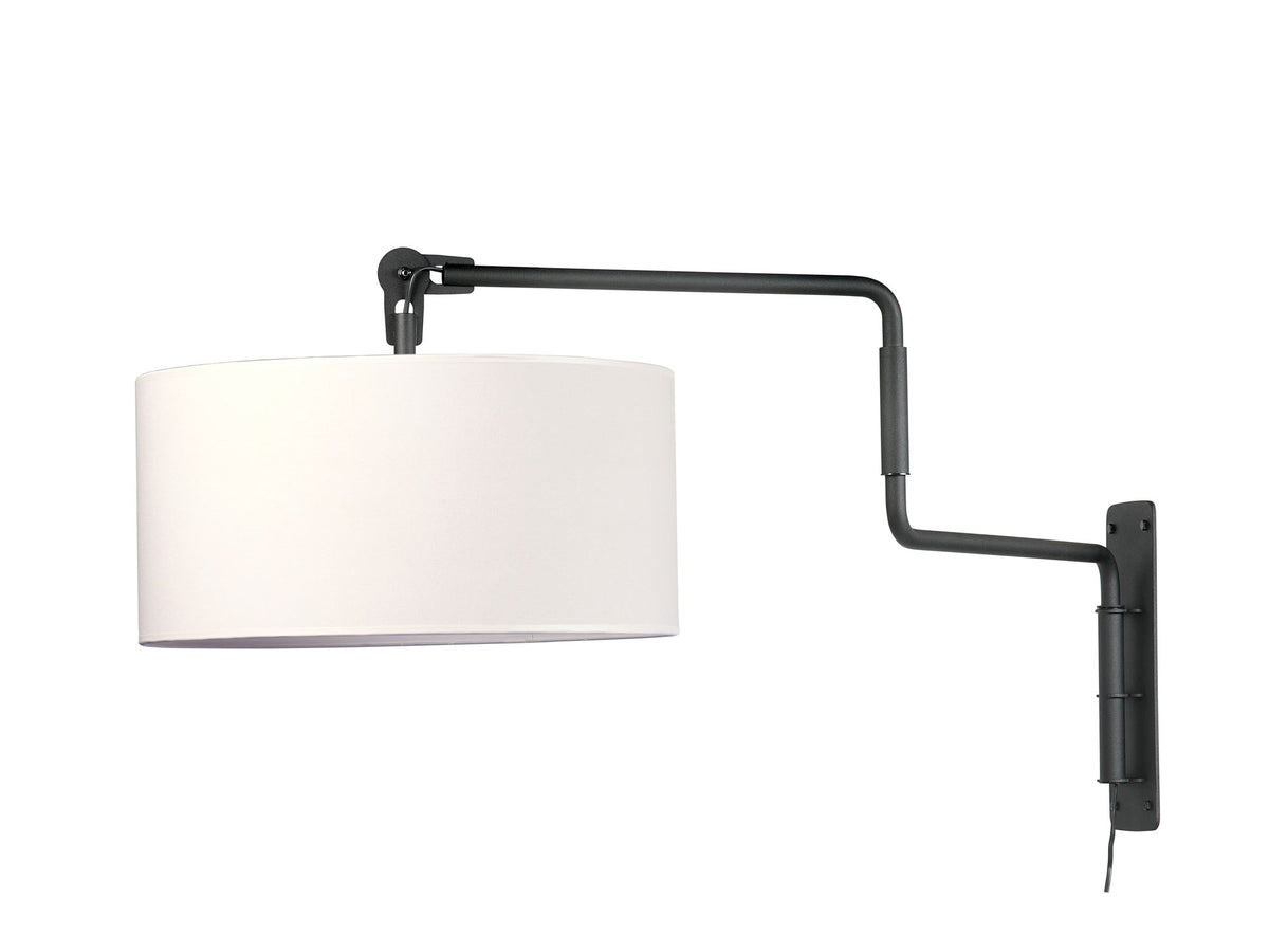 Wandleuchte Swivel Wall mit weissem Schirm