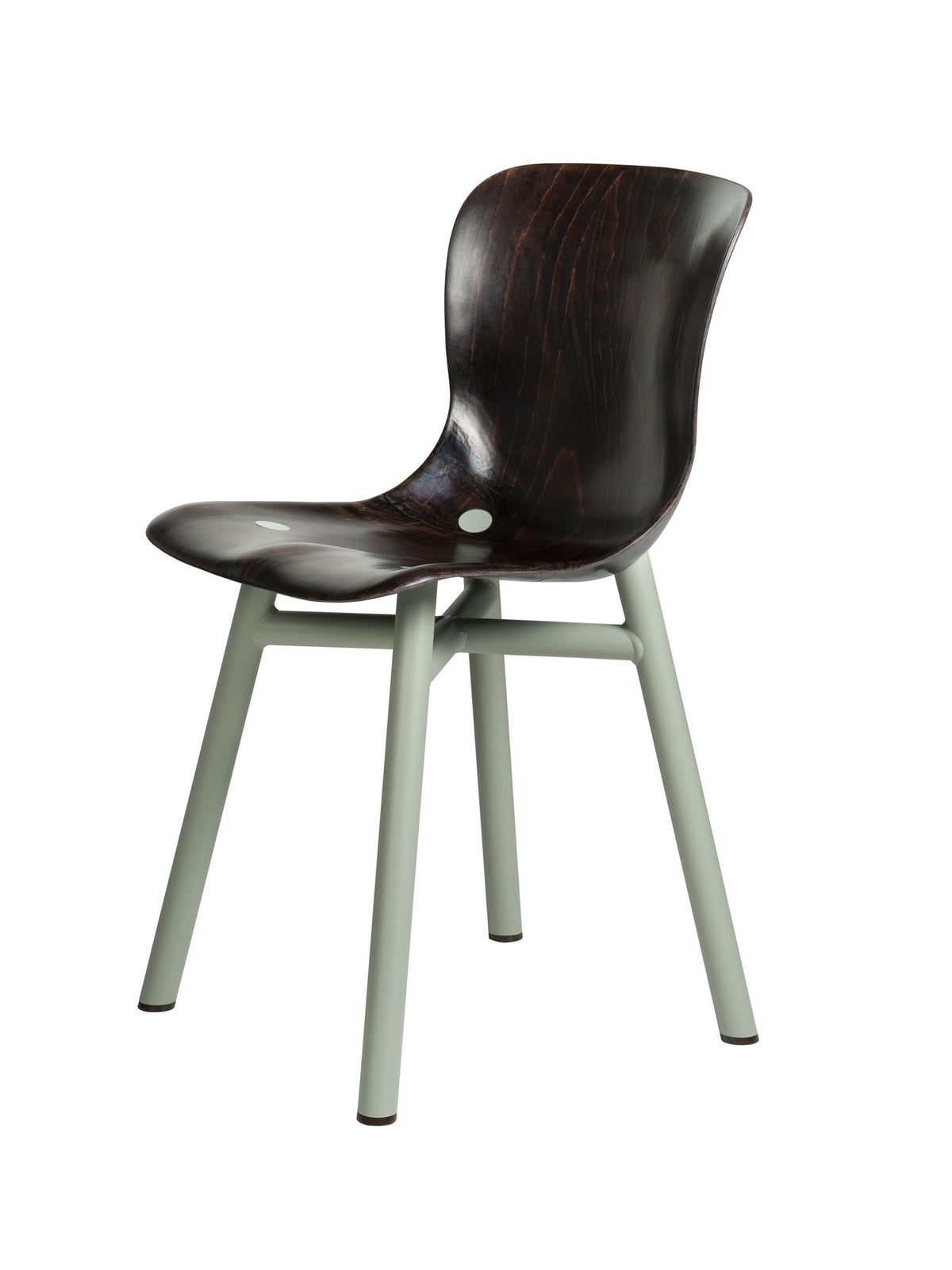 Stuhl Wendela Chair mit dunklem Sitz