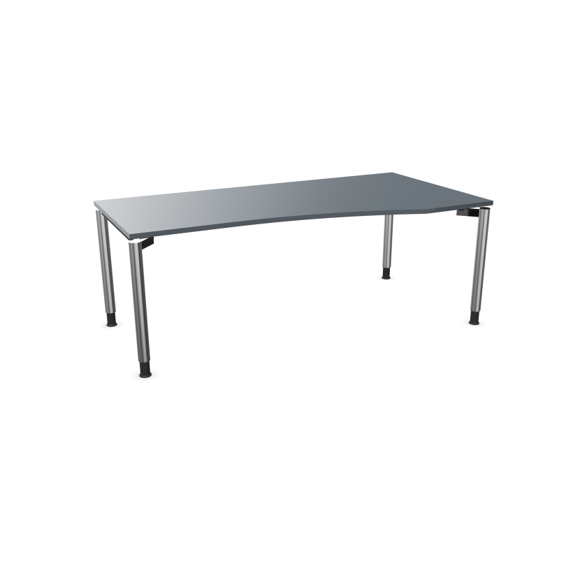Schreibtisch höhenverstellbar | all in one | EDV-Form | konfigurierbar - Primo Vero